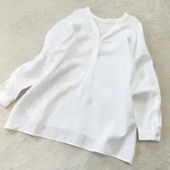 美品 ナゴンスタンス リネン チュニック 2way アシンメトリーのサムネイル