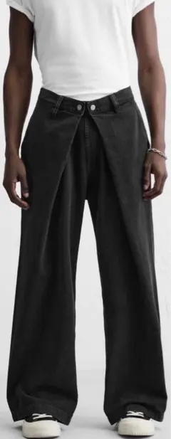 ❤️値下げ❤️完売品❤️ZARA ザラ プリーツバギーフィットジーンズ EU38 ❤️