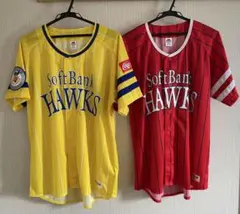 SoftBank Hawks イエローストライプユニフォーム
