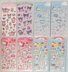 サンリオキャラクターズ パールマシュマロシール 8枚セットのサムネイル