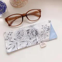 メガネケース　ペンケース等に★花柄　ハンドメイド