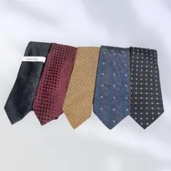 未使用品〜美品 ブランドネクタイ 5点 GUCCI CK サンローラン他のサムネイル