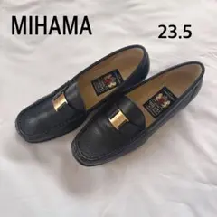 【美品】MIHAMA ミハマ ローファー ブラック 23.5cmのサムネイル