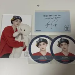 SEVENTEEN CAFE セブチカフェ ポストカード コースター エスクプス