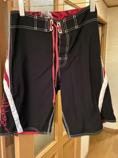 Billabong ショートパンツ サイズ29 黒/赤/白