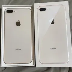 Apple iPhone 8Plus ゴールド SIMフリー 箱あり　72%