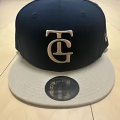 読売ジャイアンツ　TG刺繍ロゴキャップ　ホワイト/グレー　S/M ne-a-frame-tr-rhinestone-tg-