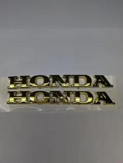 HONDA ホンダゴ−ルドエンブレム２枚セット送料込みのサムネイル