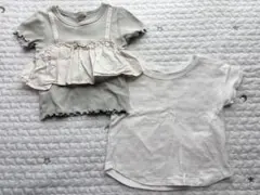 プティマイン 無印良品　Tシャツ2点セット