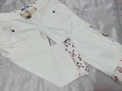 BURBERRY 牛革ベルト ベージュパンツ