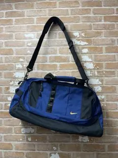 NIKE オールド 90s ヴィンテージ 白タグ ボストンバッグ ネイビー