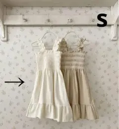 【美品】anneshirley ワンピース cream S emma dress