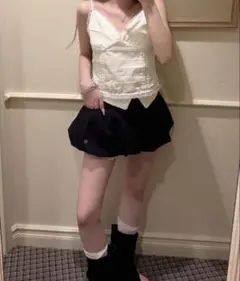 GRVR GROVE MINA LAYERED SKIRT ベージュ - メルカリ