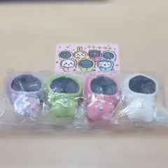 【新品未開封】ちいかわ パジャマパーティーズ ぷちミニマスコット 4種 特典付き