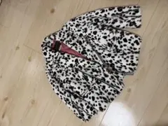 ファー素材ジャケット 白黒斑点模様　ロンハーマン