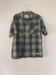 BAYFROW チェック　青　半袖シャツのサムネイル