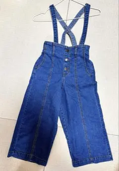 GLOBAL WORK サスペンダー付きデニムパンツ 130 XL