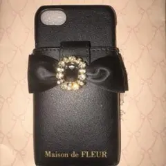 Maison de FLEUR iPhone7,8,SE ビジューリボンケースのサムネイル