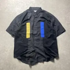 GOOUCHシルクアート半袖シャツブラック黒グーチデッドストッククラシック古着のサムネイル