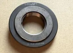 ネジゲージ リングゲージ 1-111/2NPT アメリカ管用テーパー 中古 