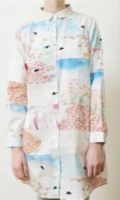 graniph スイミー　シャツワンピース　グラニフ