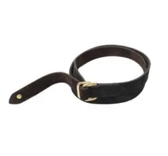 KAJA REVERSIBLE SUEDE SQUARE RING BELT