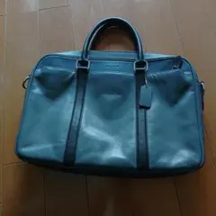 【良品】コーチ ビジネスバッグ ブリーフケース レザー 2way ブラック