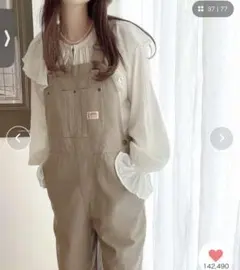 ＜JaVaジャバコラボ> 大人カジュアル。綿100%のこだわりサロペット