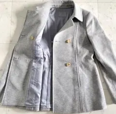 セオリーリュクス 2wayカシミヤ混ウールコート グレー 40