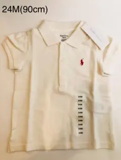 【新品】24M(90cm) ラルフローレン ポロシャツ　ワンポイントロゴ