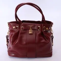 サマンサタバサ ニューヨーク 2wayショルダーバッグ(未使用)赤