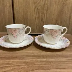 ナルミ 花柄 カップ＆ソーサー / NARUMI CHINA