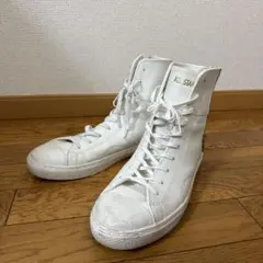 ALL STAR ホワイト ハイカット スニーカー　LEONとオールスターコラボ