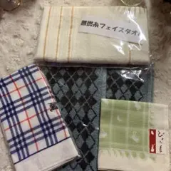 BURBERRY入り ハンドタオル フェイスタオル まとめ売り 未使用