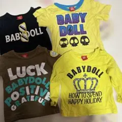 BABYDOLL 半袖長袖4枚セット 90