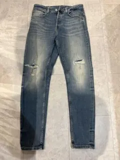 ZARA ダメージデニムパンツ EUR42のサムネイル