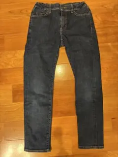 UNIQLO 150サイズ ダークブルー デニムパンツ