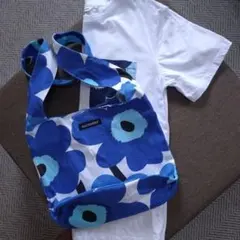 2点セット　美品フィンランド　マリメッコ ショルダーバッグ＆Tシャツ　ウニッコ