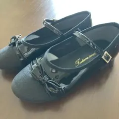 靴　入学式　卒園式　フォーマル　女の子　サイズ20cm 黒　エナメル