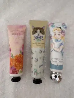 ハンドクリーム 3本セット ローズ、ザボン、ライラック