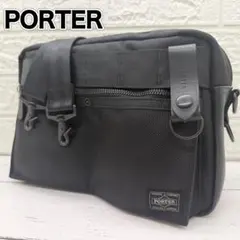 極美品　ポーター　ショルダーバッグ　ヒート　ブラック