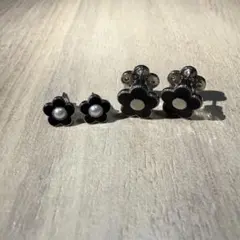 MARY QUANT マリークワント ピアス リバーシブル 両耳 4セット