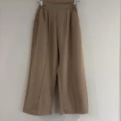 【新品】ペアマノンストリート　ワイドセンターステッチ スラックスパンツ 140