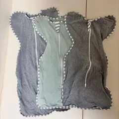 【3点セット】スワドル　M L グレー　ミント　グリーン