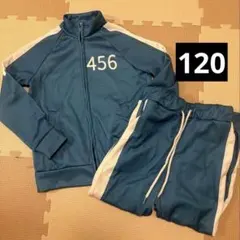 【120cm】イカゲーム　フリース　ジャージ上下　セットアップ　コスプレ　456