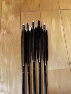 弓具 矢 EASTON xx75 2015 6本 シャフト黒 羽周り紺 - メルカリ