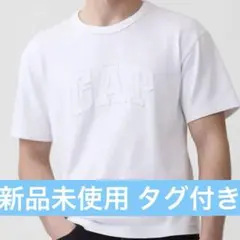 新品 ヘビーウェイト リラックスフィット GAPロゴ クロップドTシャツ　Sのサムネイル