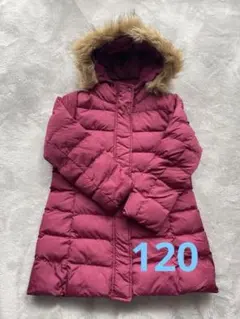 美品ユニクロ120ウォームパデットコート ロング