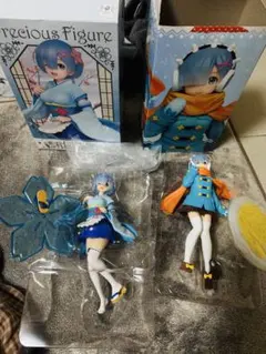 Re:ゼロ レム フィギュア 和風メイドＶｅｒ．冬服コート