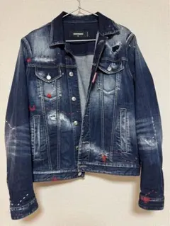 極美品！DSQUARED2 ダメージ加工デニムジャケット 48